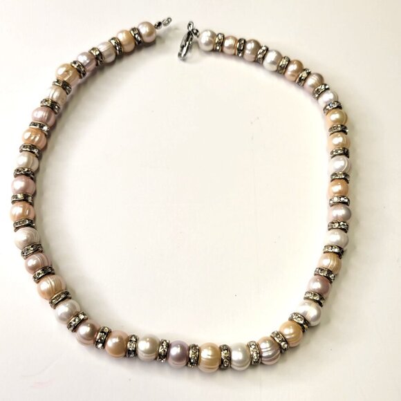 Pearl Statement Choker Necklace - Picture 3 of 10